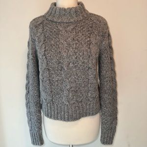 American Eagle Mock Neck Sweater